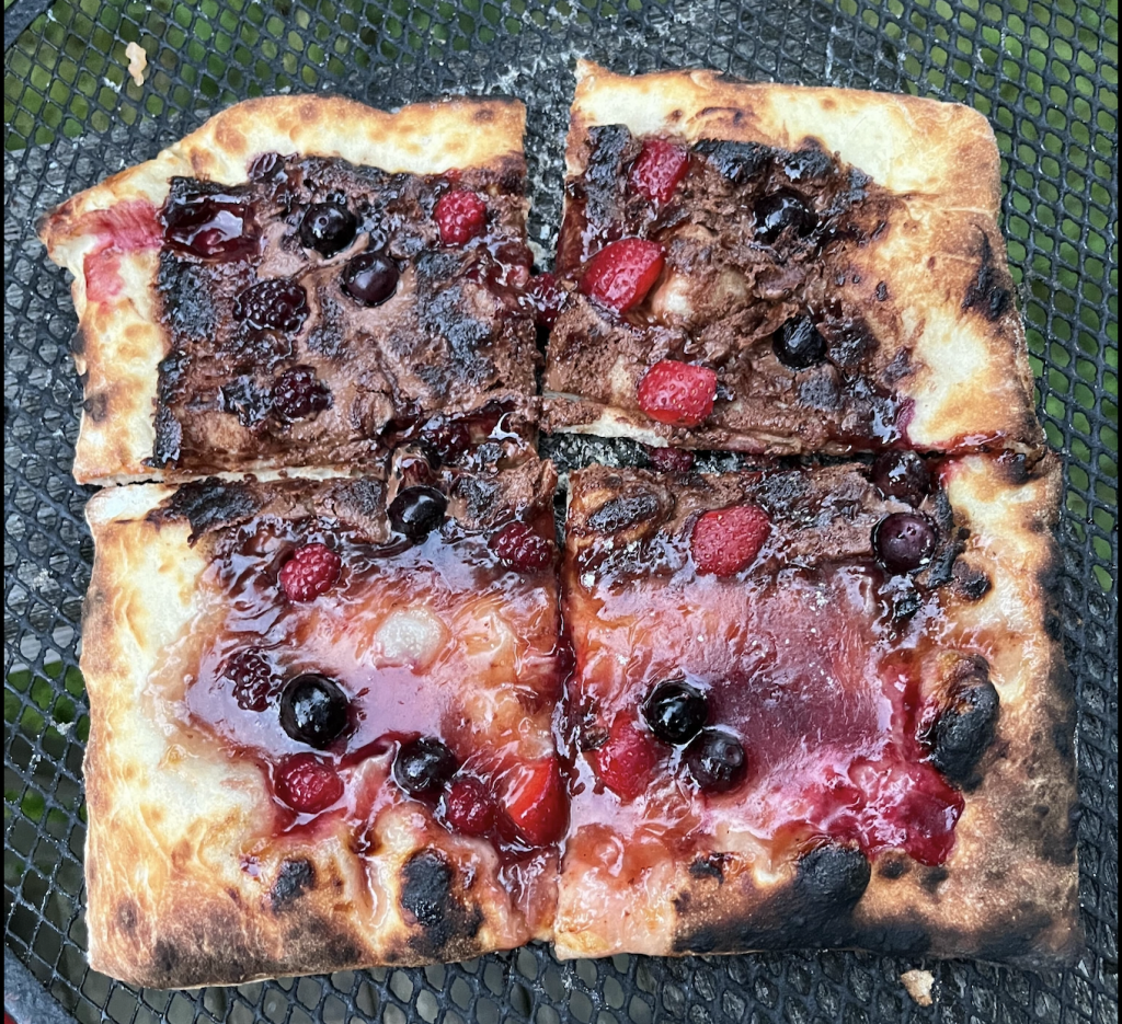 dessert pizza pie