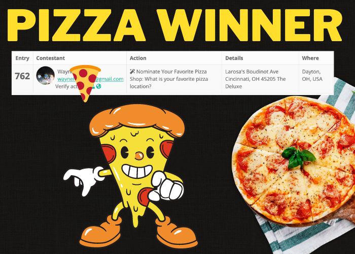 Win Free Pizza from Pizza Fan Club